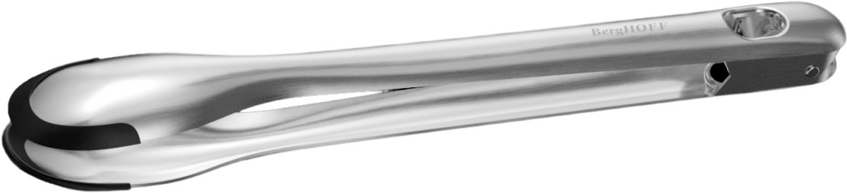 BergHOFF Home - Keukentang - Premium Multifunctionele Keukentang - Rvs Serveertang - Hittebestendige BBQ Tang - Vaatwasbestendige Serveertang - 30 cm lange knijper - Grilltang met vergrendeling - Bruikbaar op Antiaanbaklaag - Spaghettitang - Matzwart