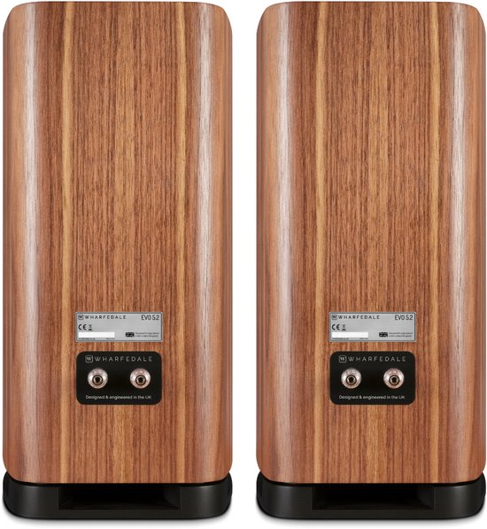 Wharfedale EVO 5.2 Boekenplank Speakers - Hifi Stereo Set - Passieve Speaker - 3-Weg Luidsprekers - Walnoot van Merkloos — afbeelding 3