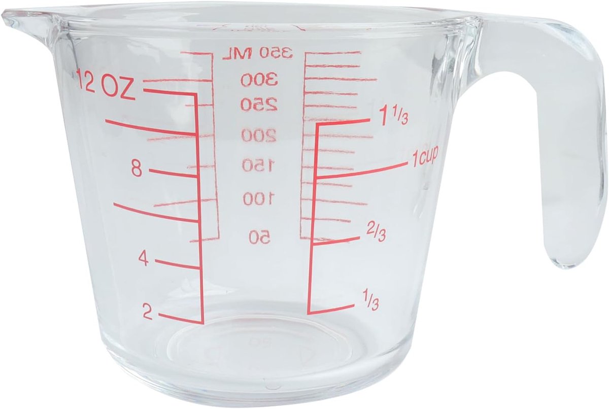 Measuring Cups Glass 350ml Measuring Cups, Multifunction Liquid Measuring Cups