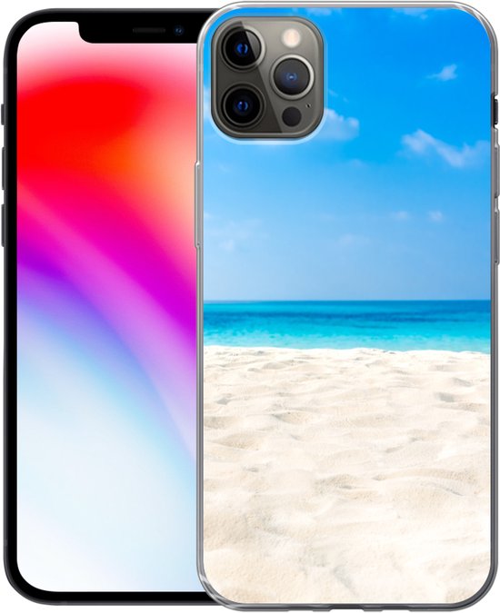 Coque iPhone 12 Pro Max - Plage - Mer - Sable - Siliconen