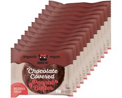 Kookie Cat | Chocolate covered | Peanut Butter Cookie | 12 stuks | 12 x 50 gram
