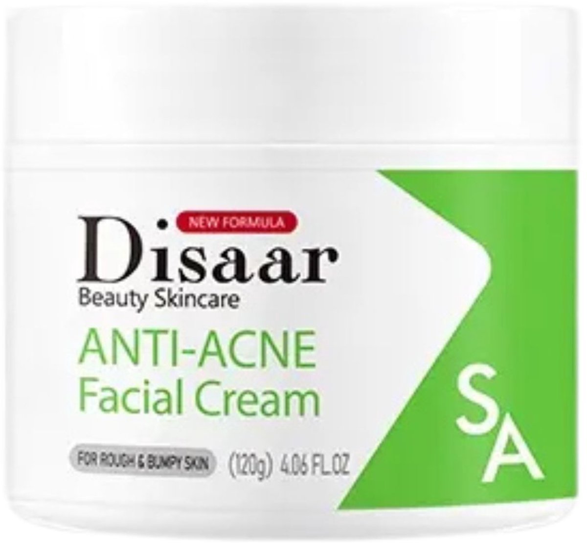 Disaar Anti-Acne Gezichtscrème met Salicylzuur Ceramiden Niacinamide Hydraterend Herstellend Verhelderend Voor Onrustige Huid