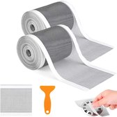 Haarvanger Voor Douche - 2 Stuks - 10 Cm X 10 M - Voorkomt Verstoppingen - Douche - Haarvanger - Gootsteenzeef - Afvoerzeef - Pvc-Gaas - Geschikt Voor Keuken, Badkamer, Badkuip, Balkon, Wasruimte
