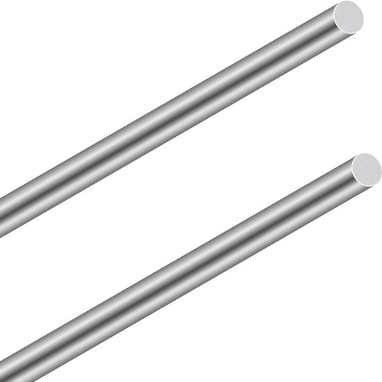sourcing map 10 stuks 304 roestvrij stalen ronde stang 0,8 mm x 300 mm volledige golfstang voor doe-het-zelf handwerk modelauto helikopter vliegtuig