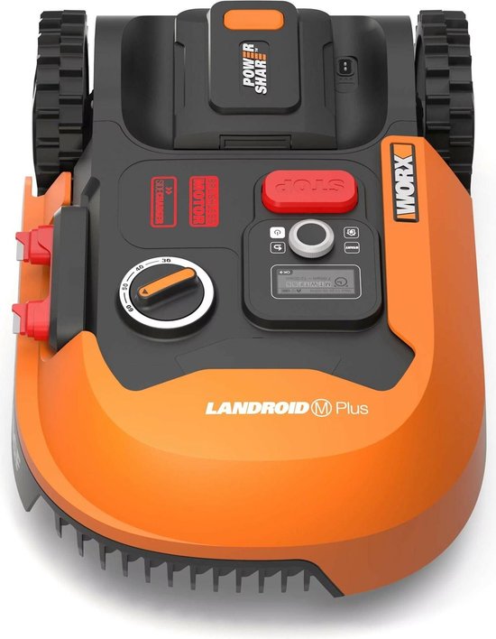 Worx Landroid M500 Plus - Robotmaaier - Geschikt voor oppervlakte (max.) 500 m² - Inclusief laadstation — afbeelding 3
