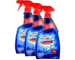 DanKlorix Actieve Chloor Badreiniger - Multipack | 3x 750ml - Verwijdert bacteriën & schimmelvlekken