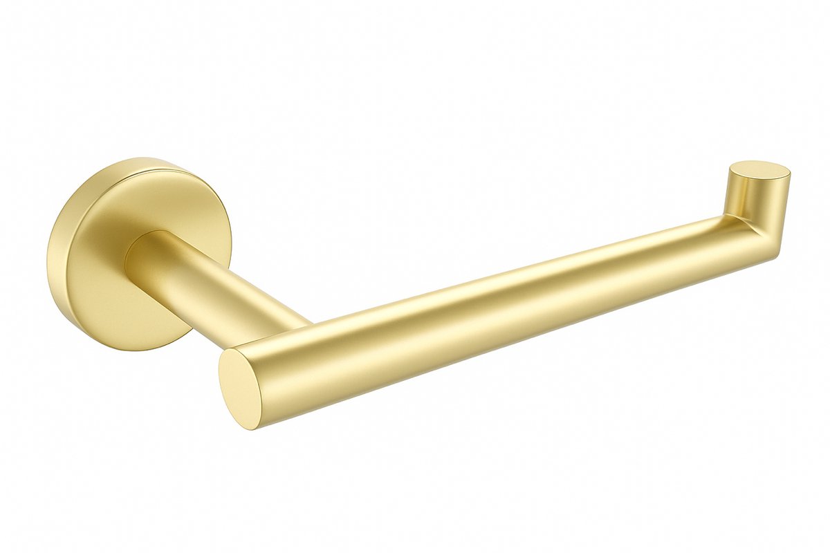 Profielenloods - Wc rolhouder goud glans - monteren met schroef