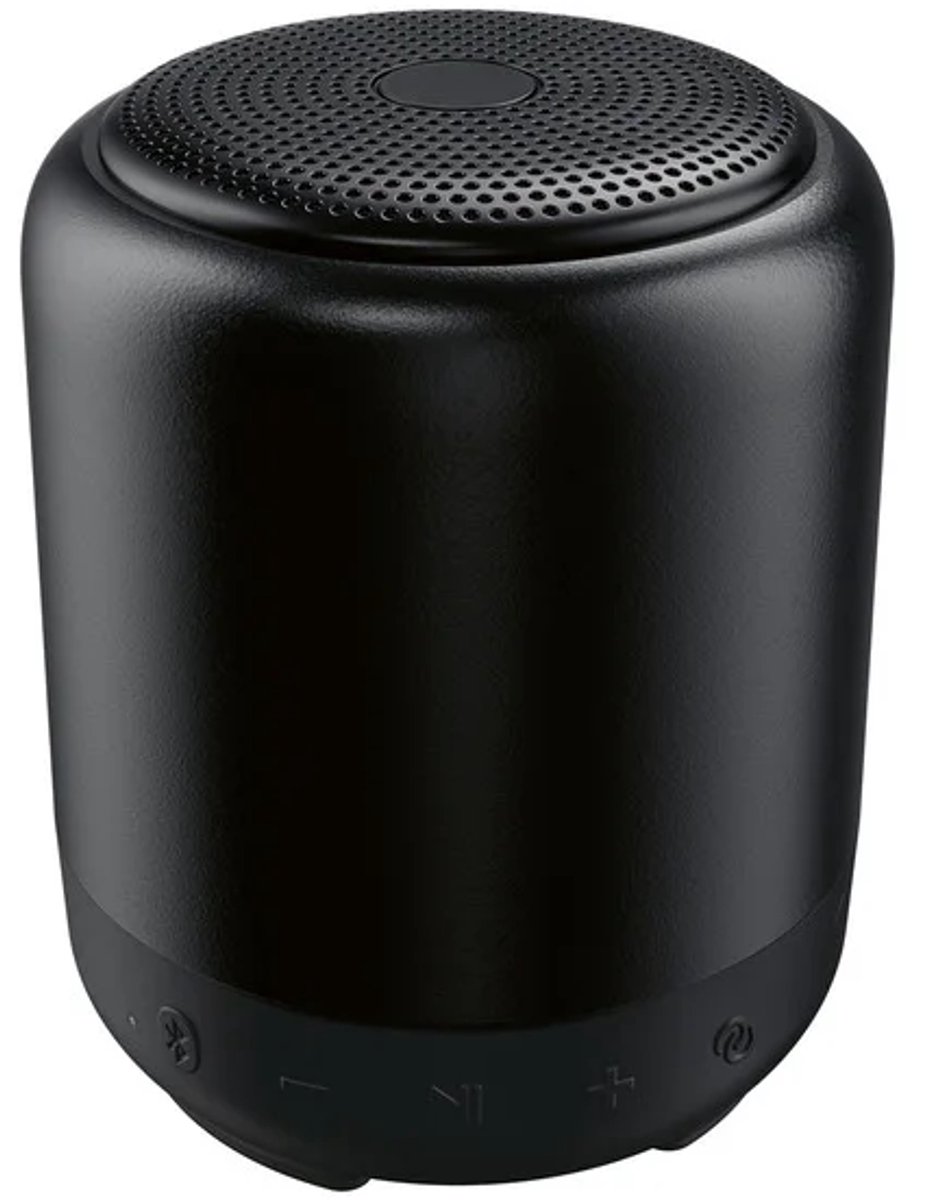 SILVERCREST® Mini Bluetooth® speaker - Portable speaker - Uitgangsvermogen: 1x 6 W RMS - Afspeeltijd: tot 15 uur - Bluetooth: v5.3 - Bluetooth® actieradius: tot 10 m - Zwart