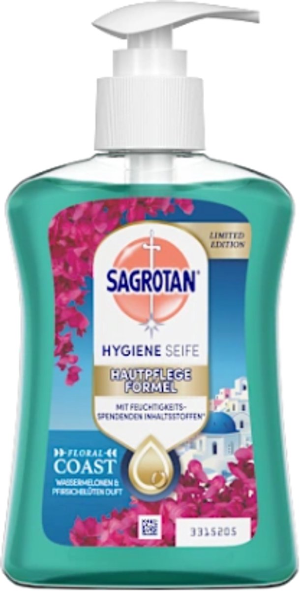 Sagrotan dettol Vloeibare Zeep, Floral Coast 250 ml - Limited Edition 2025