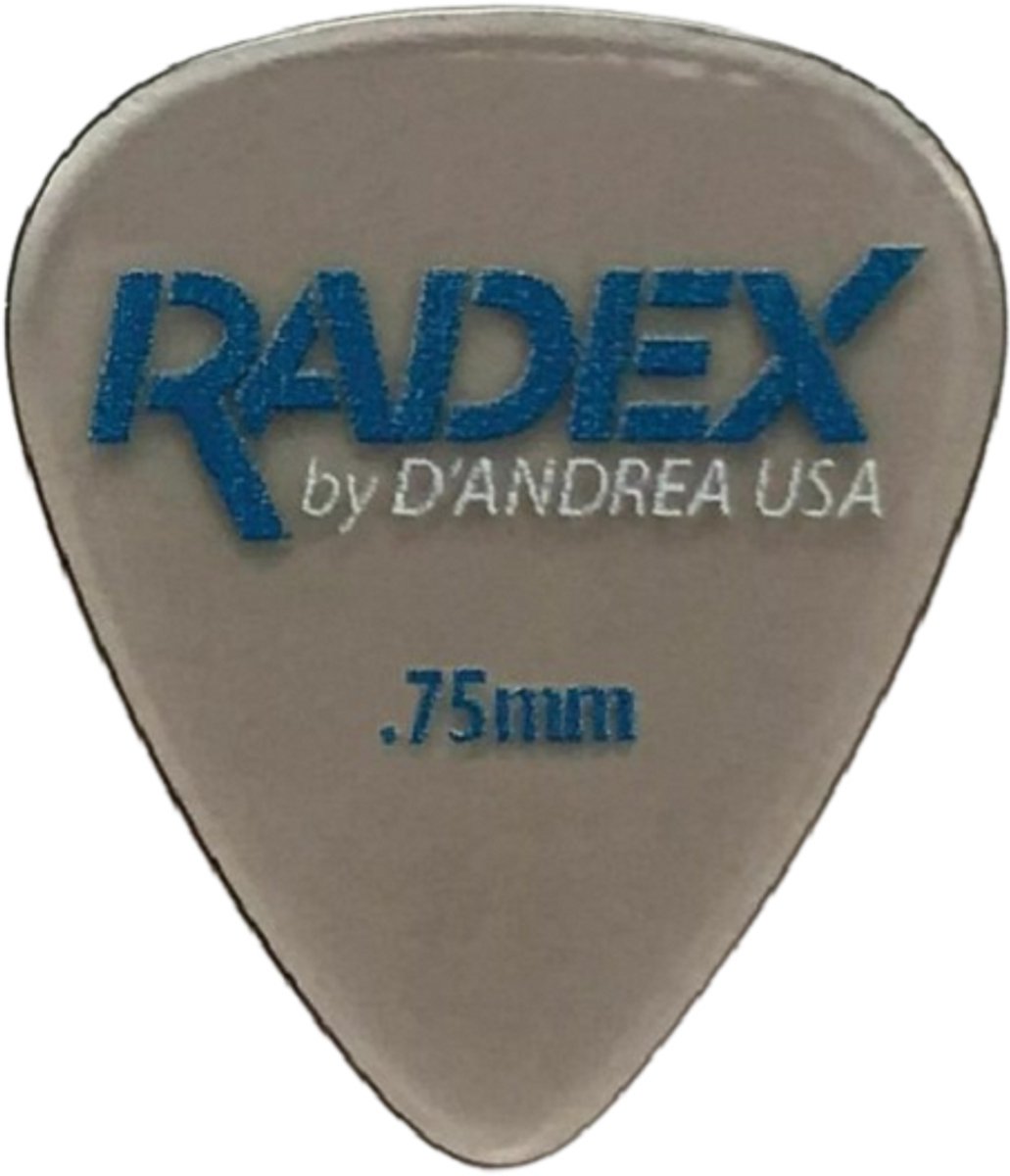 D'Andrea - Radex - 351 plectrum - 0.75 mm - 6-pack