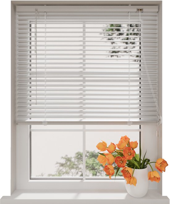 Store vénitien en aluminium 25 mm Easy White 100 x 175