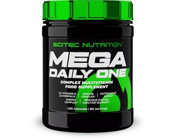 Scitec Nutrition® - Mega Daily One (120 capsules) - 60 doseringen - 25+ essentiële vitamines en mineralen - vitaminen