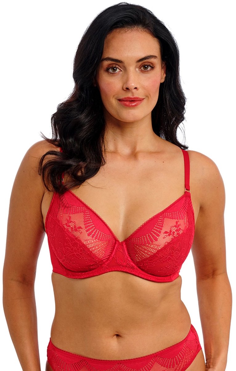 Wacoal Sensu Lace Beugel BH Salsa Rood