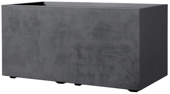 Muret Plantenbak - DEROMA - Millennium R - Antraciet - Met waterreservoir - 79 cm