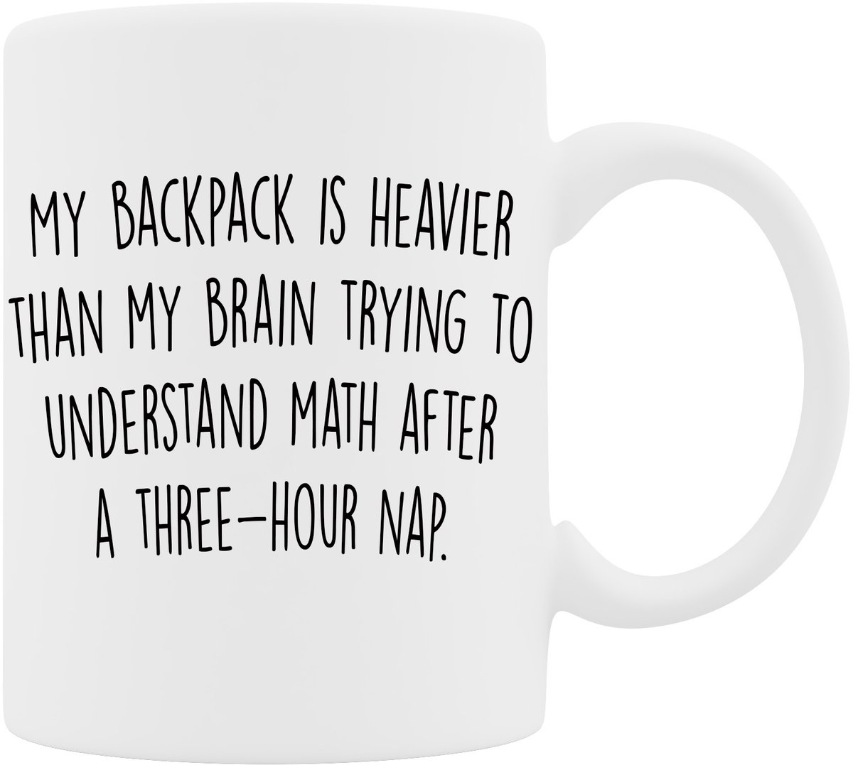 Mok - Math after Nap - Het Perfecte Back to School cadeau of studie-oppepper