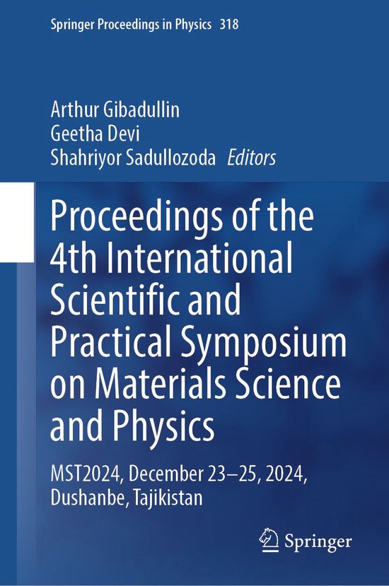 Springer Nature Proceedings excluding Computer Science - Pro ... - cover