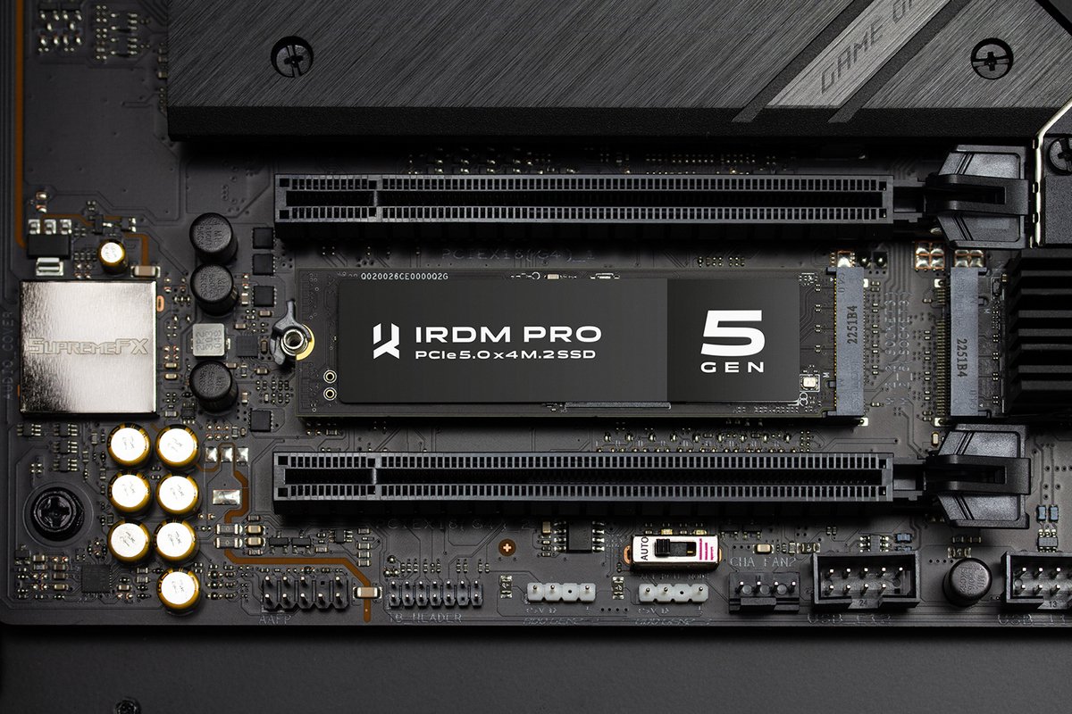 Goodram IRDM PRO GEN 5 IRP-SSDPR-P54S-2K0-80 internal solid state drive 2 GB M.2 PCI Express 5.0 NVMe 3D TLC NAND