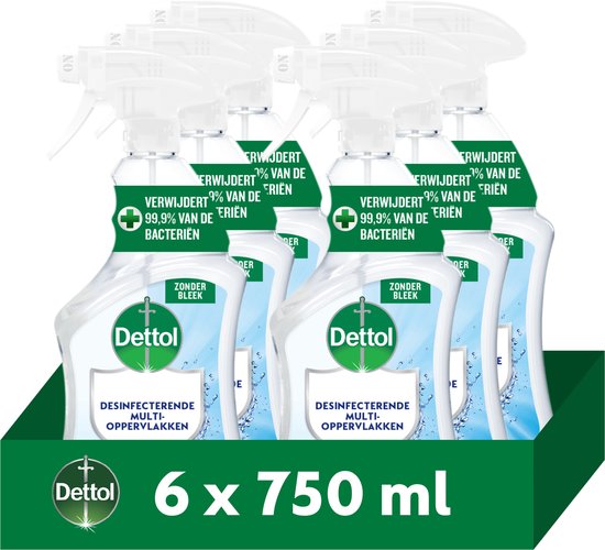 Dettol Trigger Cleanser 750 ml - 6 pièces - Pack économique
