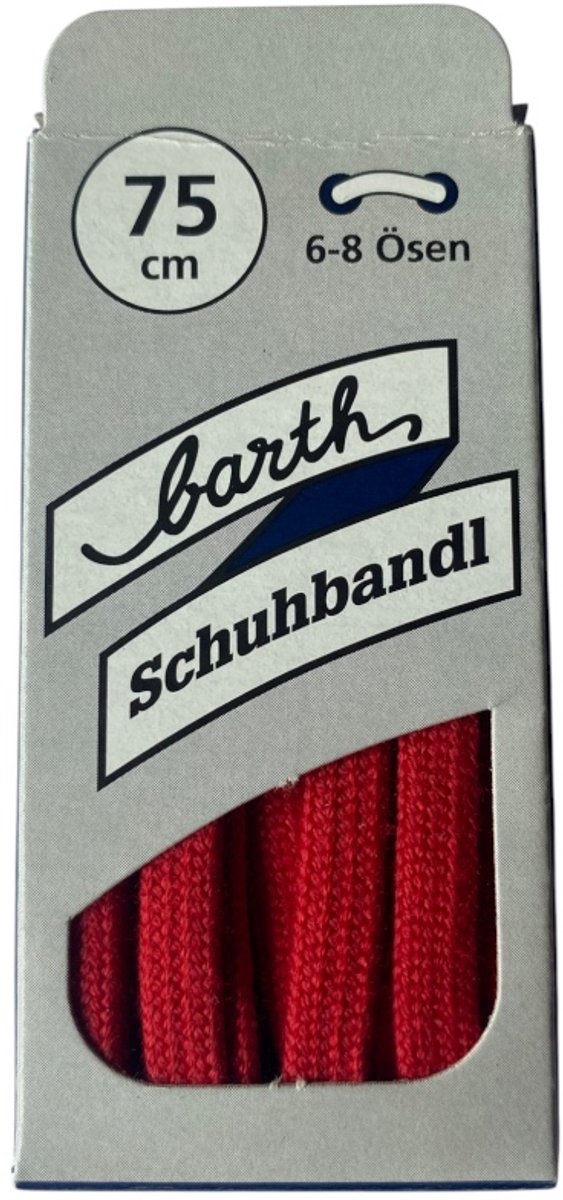 Veters - Rood - Platte - 75 CM  (Barth)