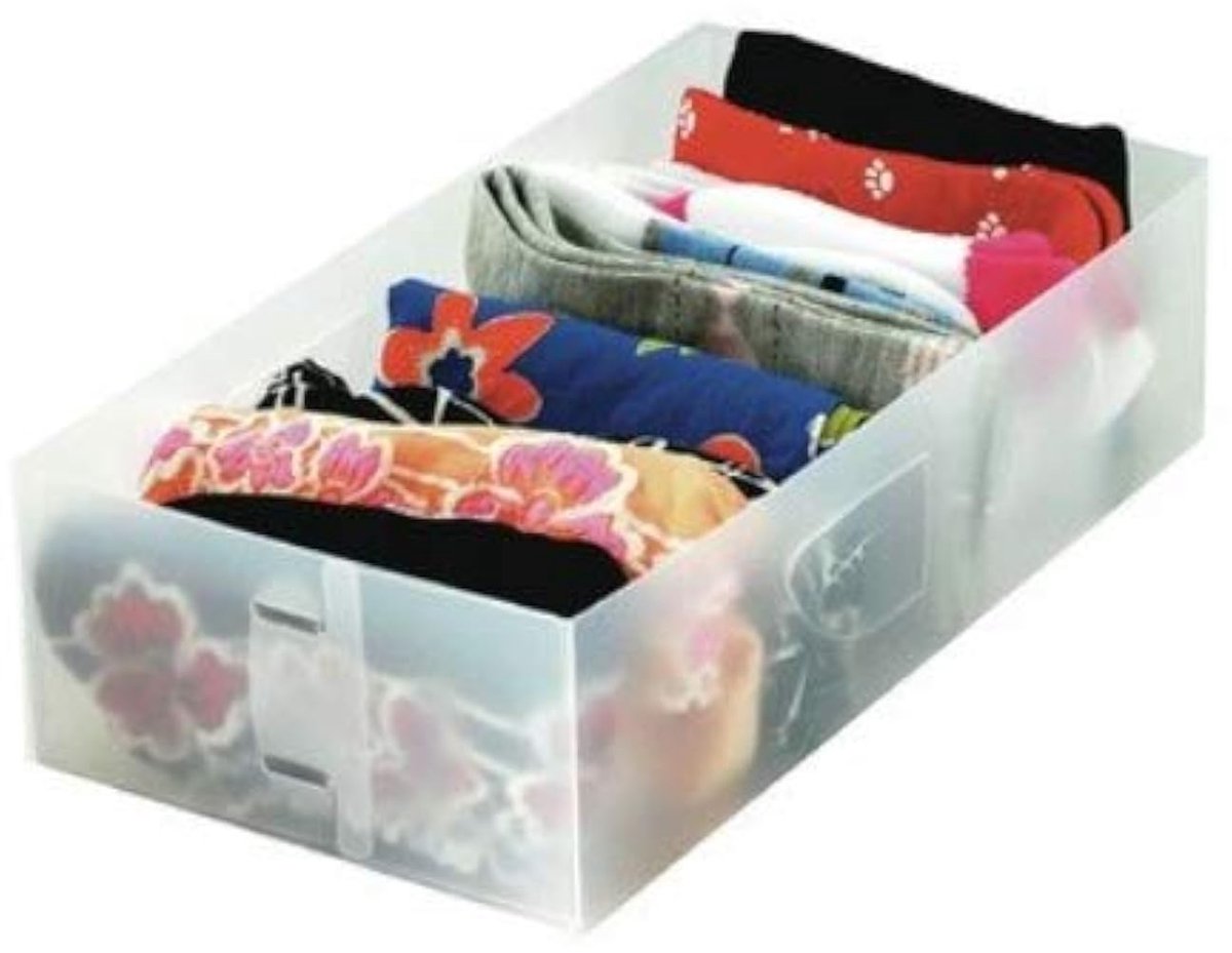ES-AOJ Jocca 4685 Lade-organizer, 2 stuks, polypropyleen, transparant, Afmetingen: 3015,58 cm Dikte: 0,7 mm, 150