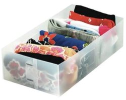ES-AOJ Jocca 4685 Lade-organizer, 2 stuks, polypropyleen, transparant, Afmetingen: 3015,58 cm Dikte: 0,7 mm, 150