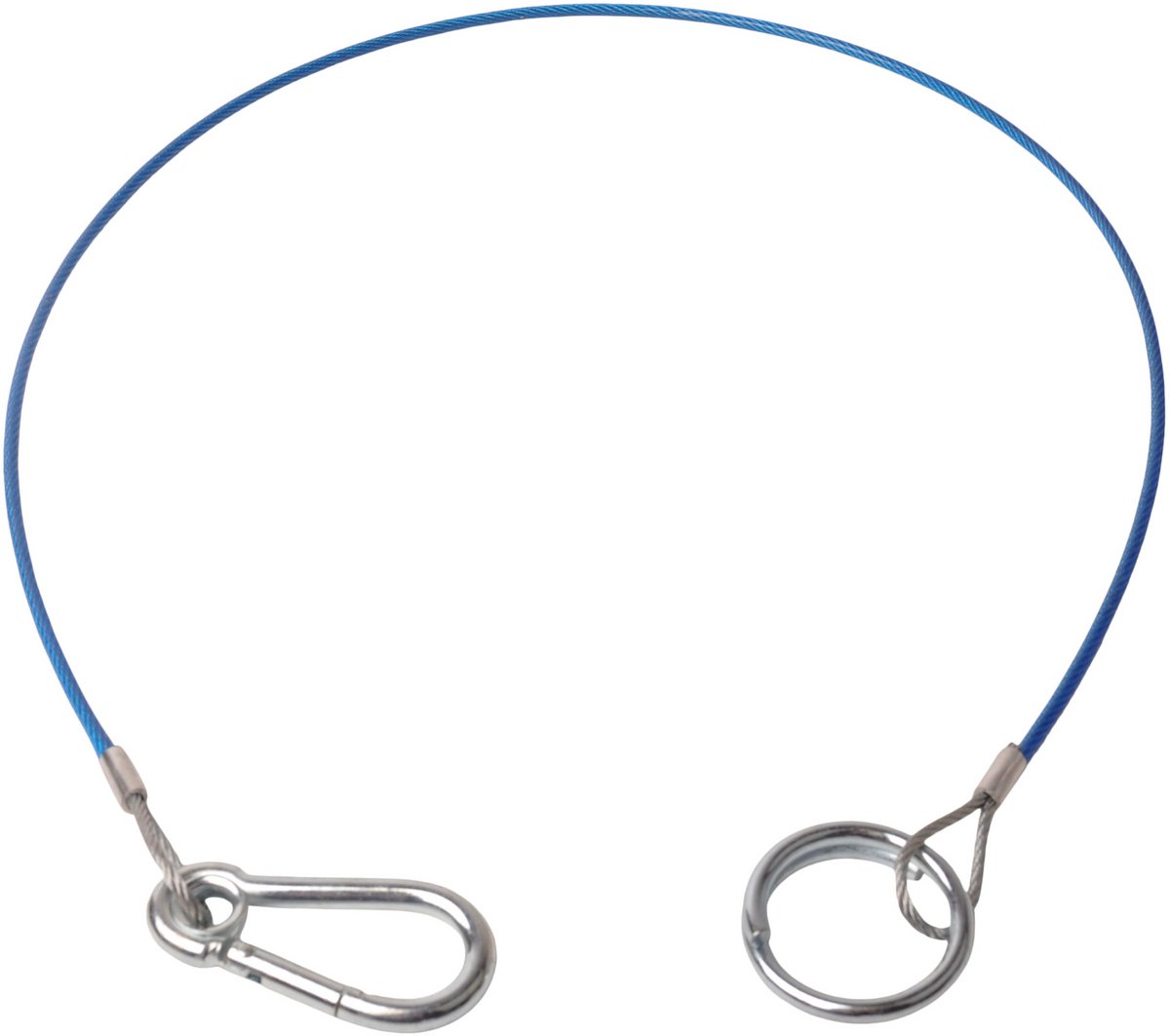 Breekkabel 100 cm knijphaak + ring
