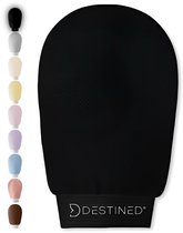 Destined® Exfoliating Glove for Him - Scrub Handschoen - Lichaam & Gezicht - Scrub Detox - Verwijderen Van Dode Huidcellen - Midnight