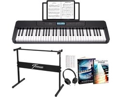 Finesse Keyboard Piano - Statief & Accessoires - 61 Keys - MIDI - Digitale Piano - Elektrische Piano - Kind