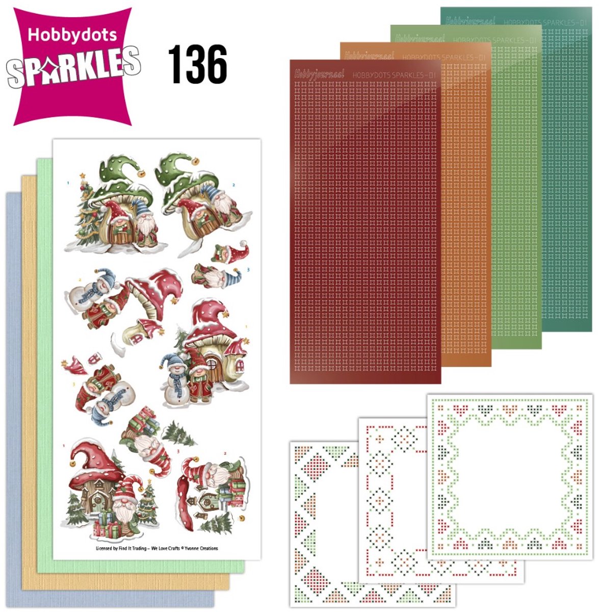 Sparkles 136 - Yvonne Creations - Gnome for Christmas