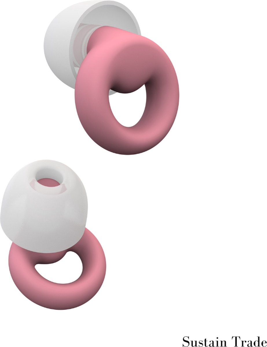 Goedkoopste Earplugs - Oordopjes voor Geluiddemping - Zwemmen en Nachtrust - Milieuvriendelijk - Roze - Concentratie - Kerst Cadeau - Nieuwjaar