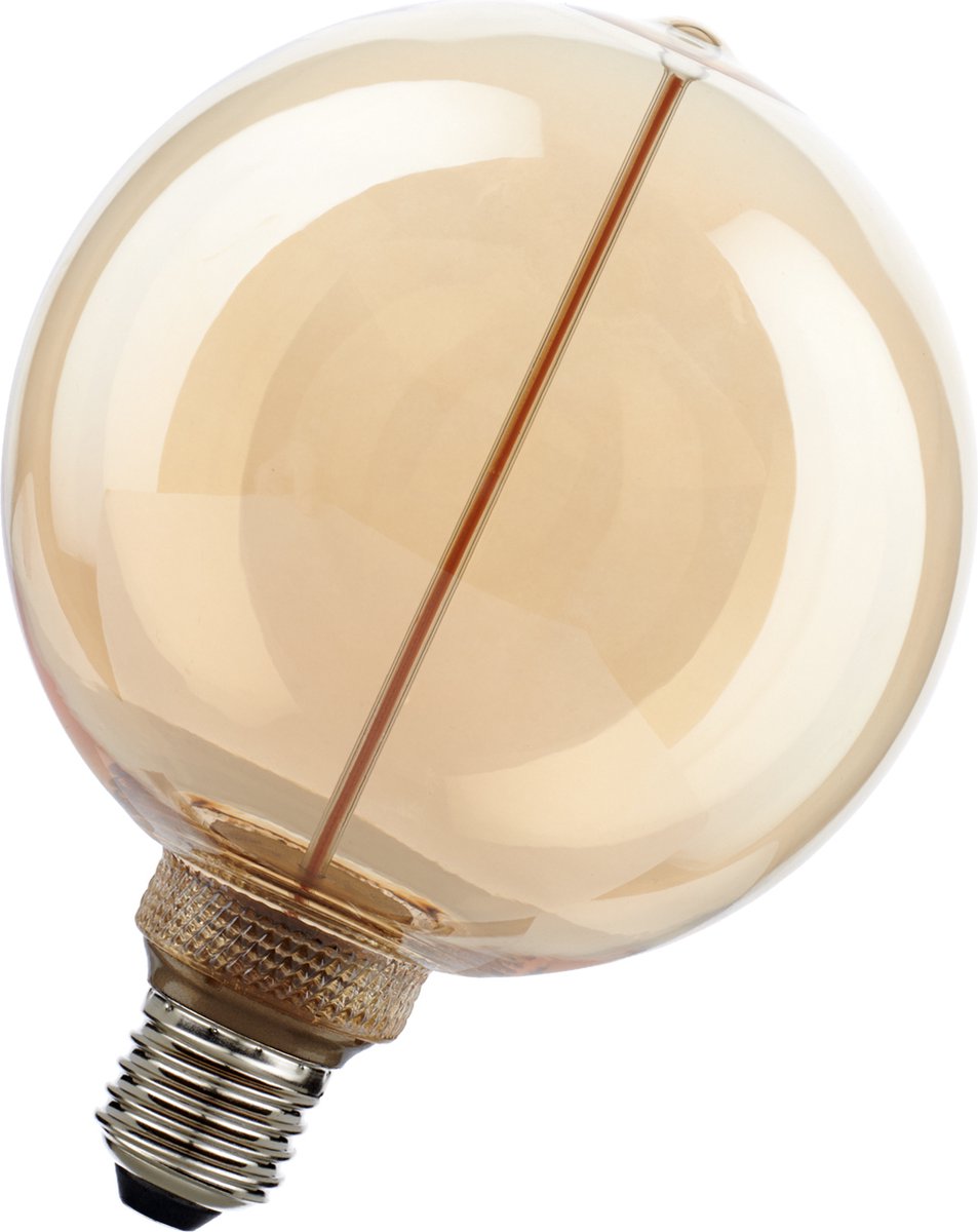 Bailey SpiraLED Laser G125 2W 130lm 2200K Goud LED Filament | E27 | Zeer Warm Wit | 2 watt | 15.000 Branduren