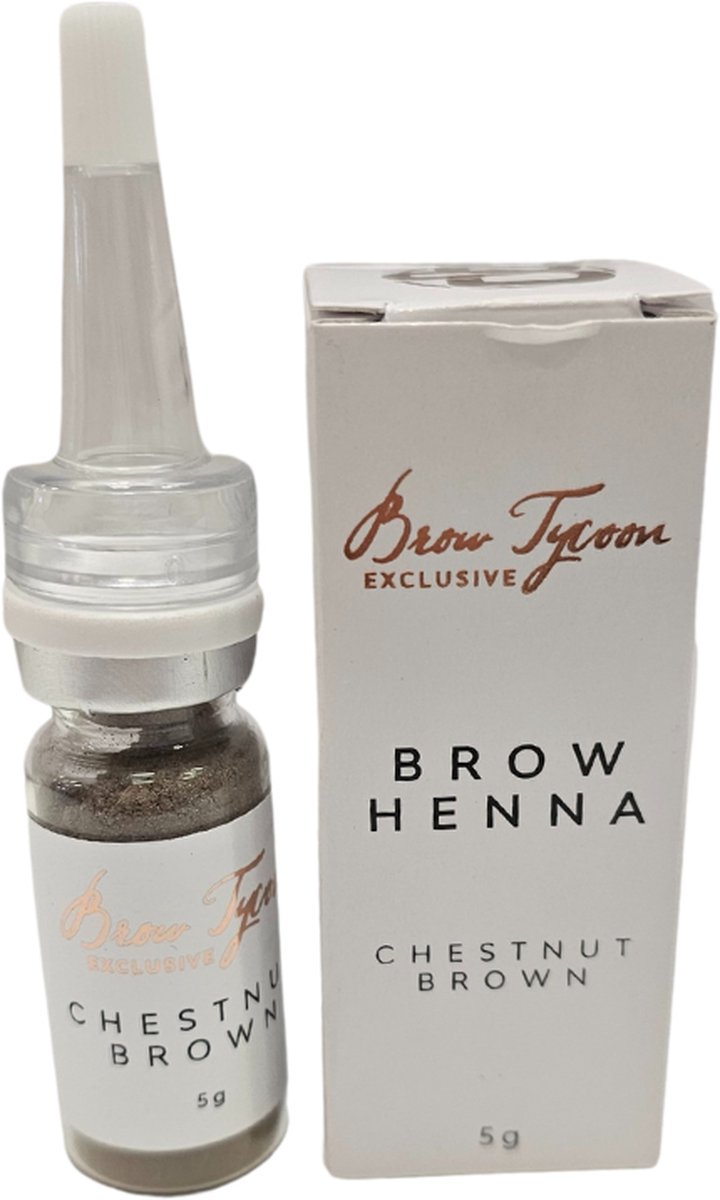 Goedkoopste Browtycoon- Exlusive- Henna- 5 gram- Chestnut Brown