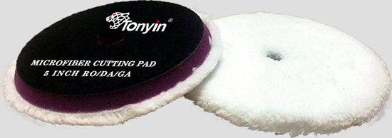 TONYIN I MICROFIBER CUTTING PAD I 125MM I EXTREME CORRECTIEKRACHT I POLIJSTPAD I MEDIUM CUT I TP08A