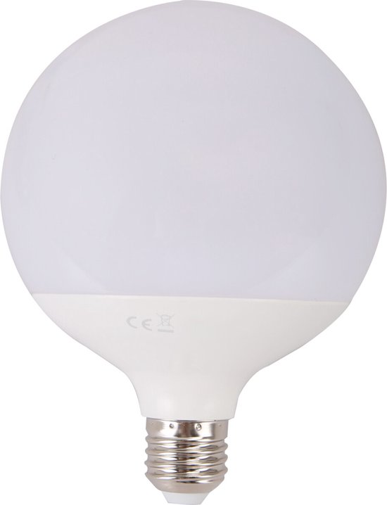 LED Lamp - Aigi Lido - Bulb G120 - E27 Fitting - 20W - Natuurlijk Wit 4000K - Wit