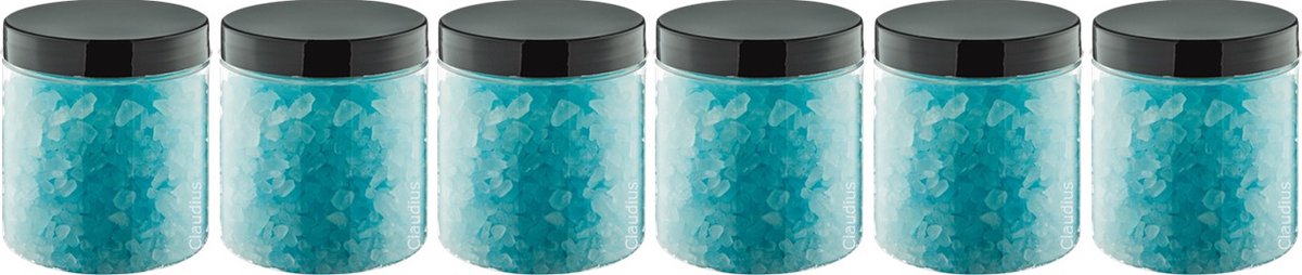 Goedkoopste Badzout Opium - 300 gram - Pot met zwarte deksel - set van 6 stuks