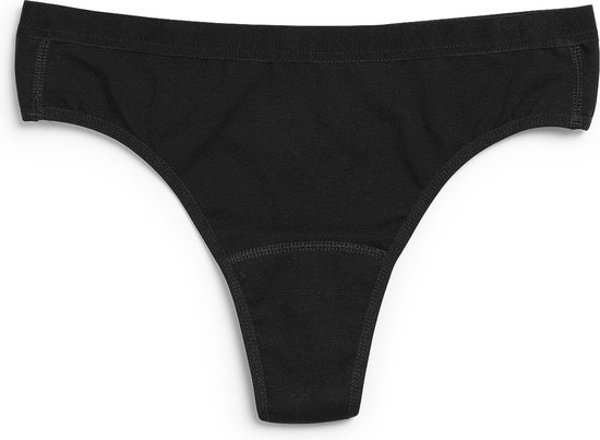 ImseVimse - Imse - Sous-vêtements menstruels - STRING Sous-vêtements menstruels - string menstruel / XL - eur 48/50 - noir