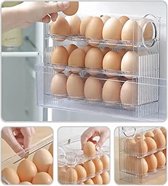 Sunplast Ei-Organizer – 30 eieren – Eierdoos – 3 Lagen Eierrek Koelkast Organizer Opslag Container Eggy Box