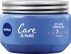 NIVEA Care & Hold Styling Crème Haargel - Hairstyling - Gel met Panthenol en Vitamine B3 - Hydraterend - Voordeelverpakking 3 x 150 ml