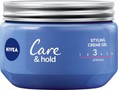 Bol.com NIVEA Care & Hold Styling Crème Haargel - Hairstyling - Gel met Panthenol en Vitamine B3 - Hydraterend - Voordeelverpakk... aanbieding