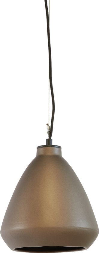 Light & Living Hanglamp Desi - 23cm - Mat Brons