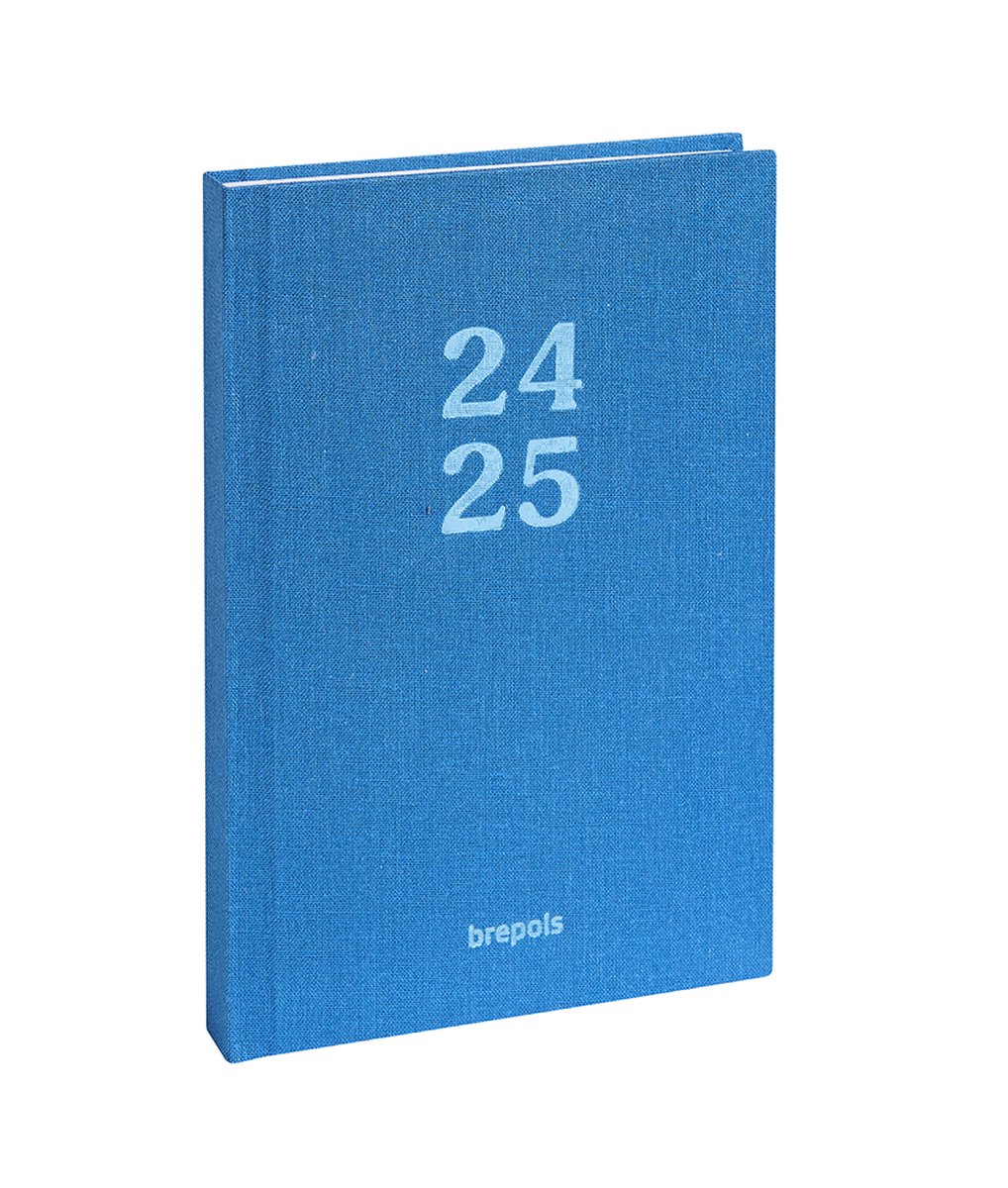 Brepols agenda 2024-2025 - RAINBOW - Dagoverzicht - Lichtblauw - 11.5 x 16.9 cm