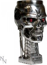 Nemesis Now - Terminator 2 Judgement Day T2 T-800 - Hoofd - Wijnkelk - Zilver - 17cm