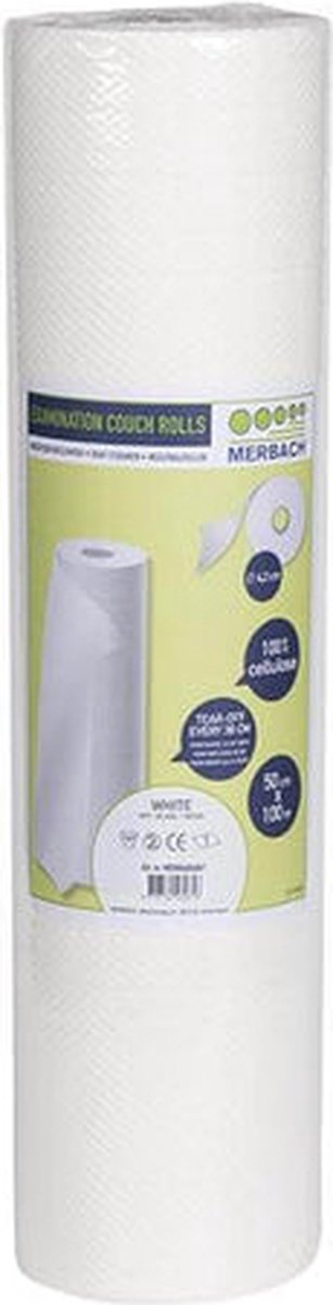 Goedkoopste Merbach onderzoekstafelpapier 100mx50cm- 200 x 1 stuks voordeelverpakking