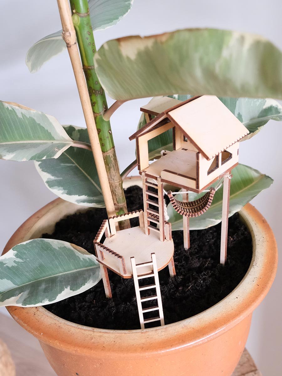 Tiny Treehouse boomhutje - Palafitte | do-it-yourself bouwpakket