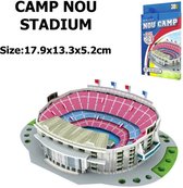 Camp Nou Stadion 3D Puzzel - Bouw Je Eigen FC Barcelona Voetbalstadion Model - Perfect Cadeau voor Voetballiefhebbers