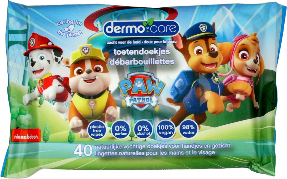 Goedkoopste Dermo Care PAW Patrol - Toetendoekjes - 10 x 40 stuks