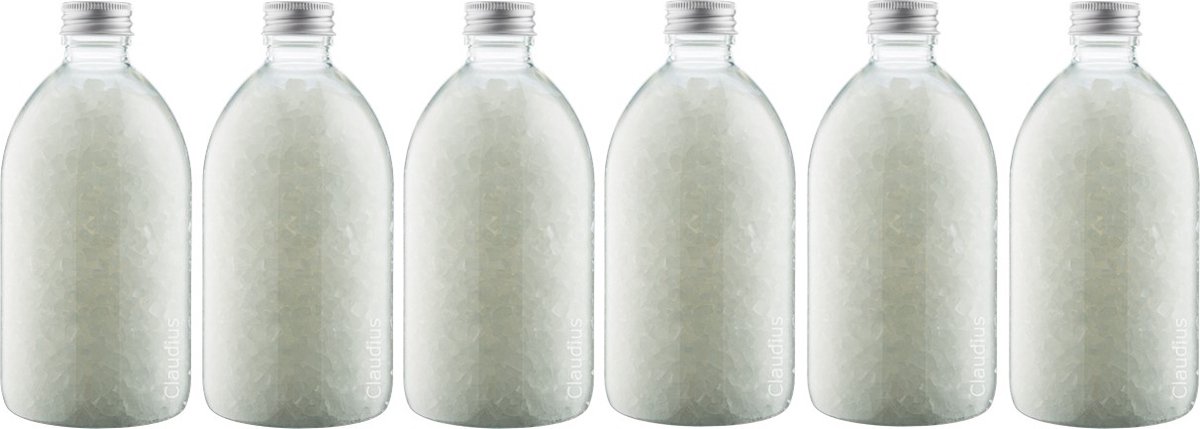Goedkoopste Claudius Badzout Relaxing Moment - 600 gram - Fles met aluminium dop - Set van 6 stuks