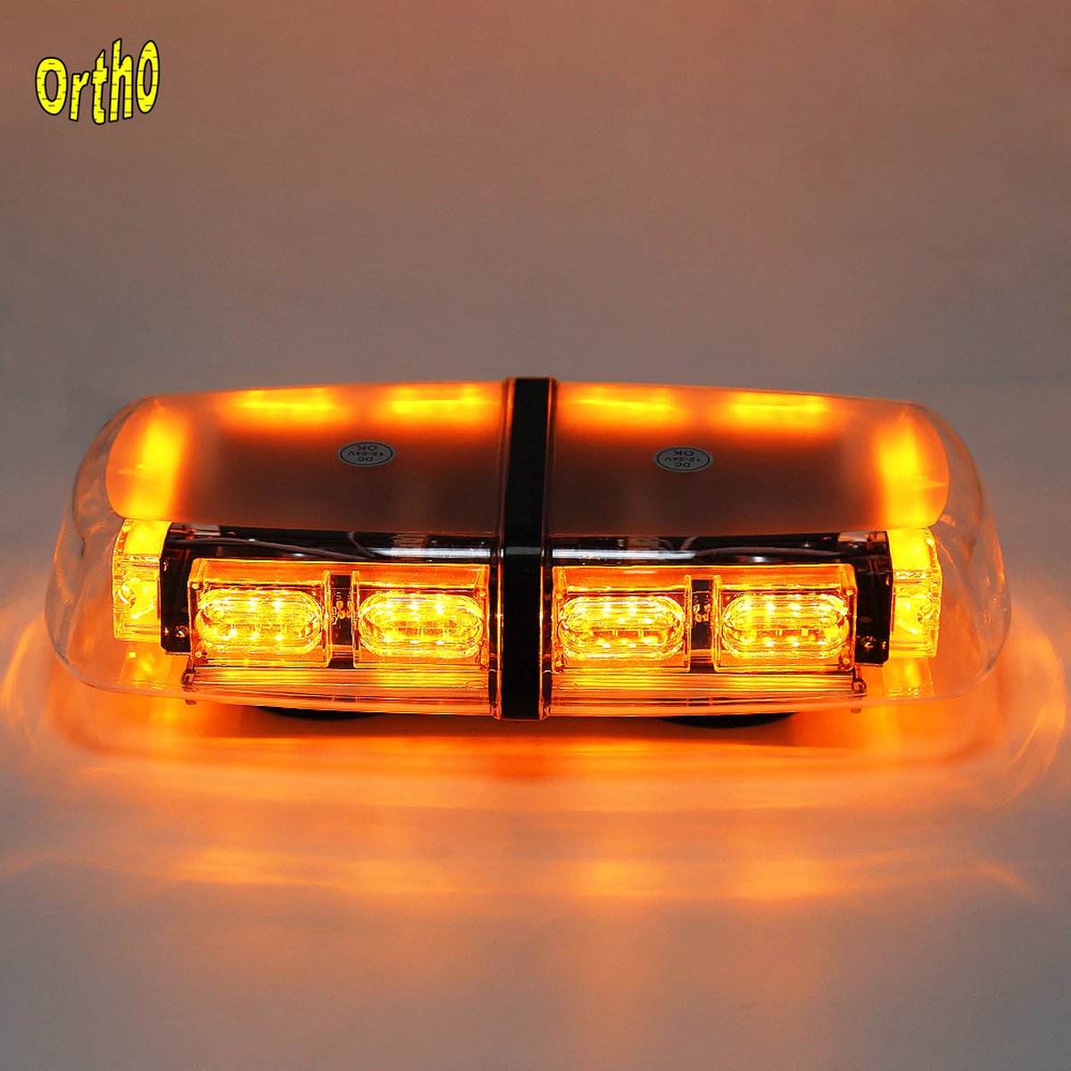LED Zwaailicht Oranje 12V-24V IP68 ECE SEA/DOT | WLB11731Y