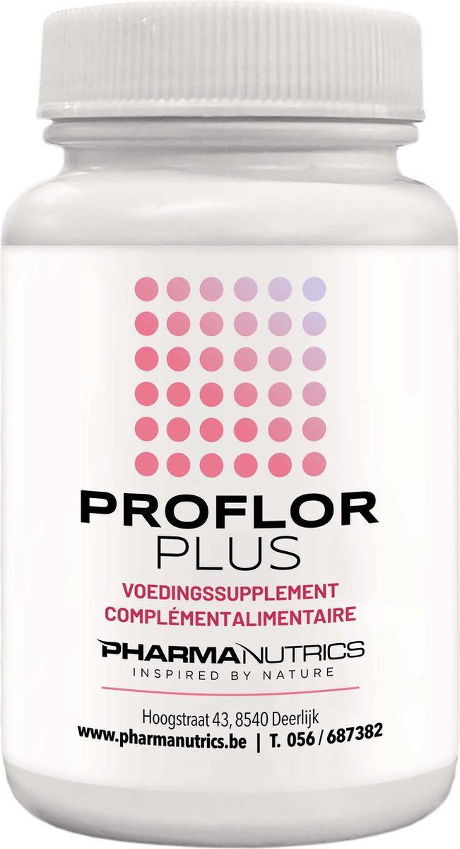 Goedkoopste PROFLOR PLUS 30 v-caps - Pharmanutrics - Probiotica complex - Darmen - Weerstand // Natuurlijk Complex // Hypo-allergeen