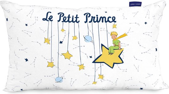 Kussenhoes HappyFriday Le Petit Prince La nuit Multicolour 50 x 30 cm